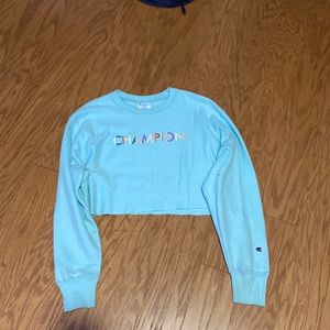 I am selling a champion, long sleeve cropped sweatshirt